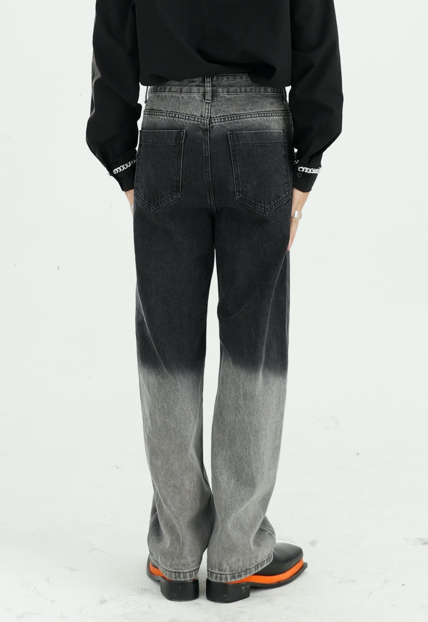 Men's Loose wash jeans