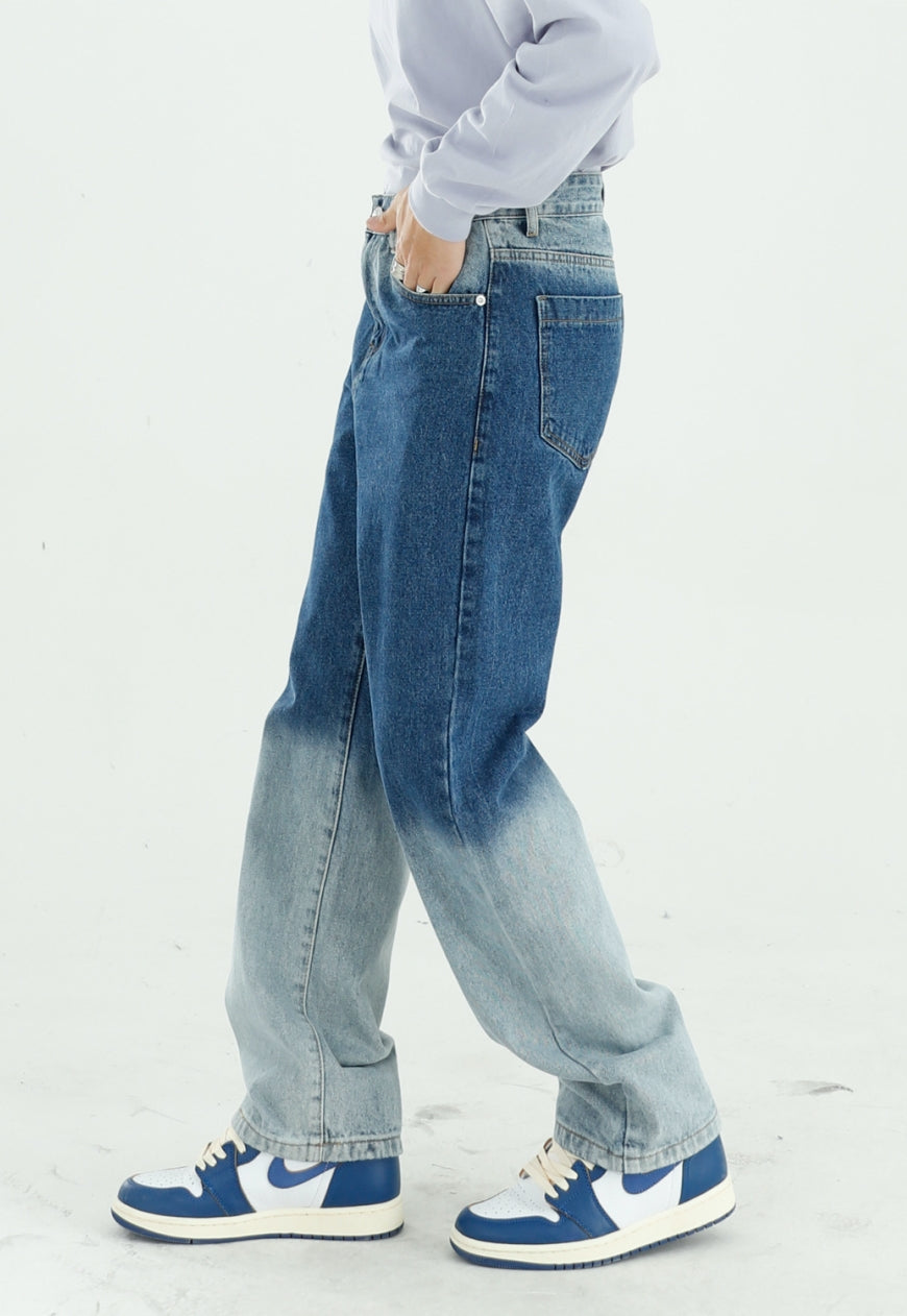 Men's Loose wash jeans