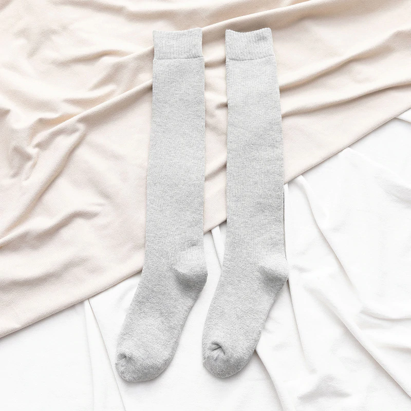 Men's Black Knee-length Calf Socks