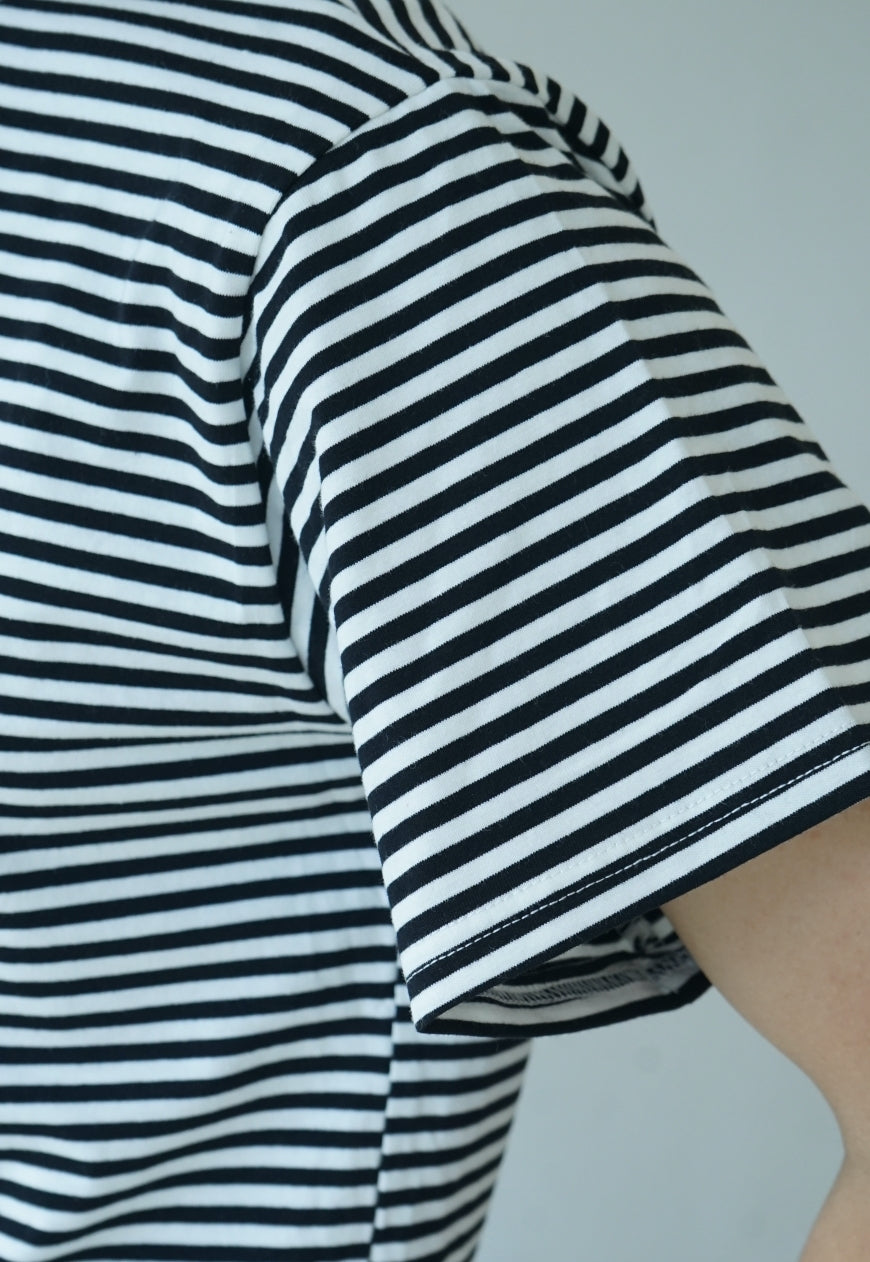 MEN'S Summer striped bottoming shirt
