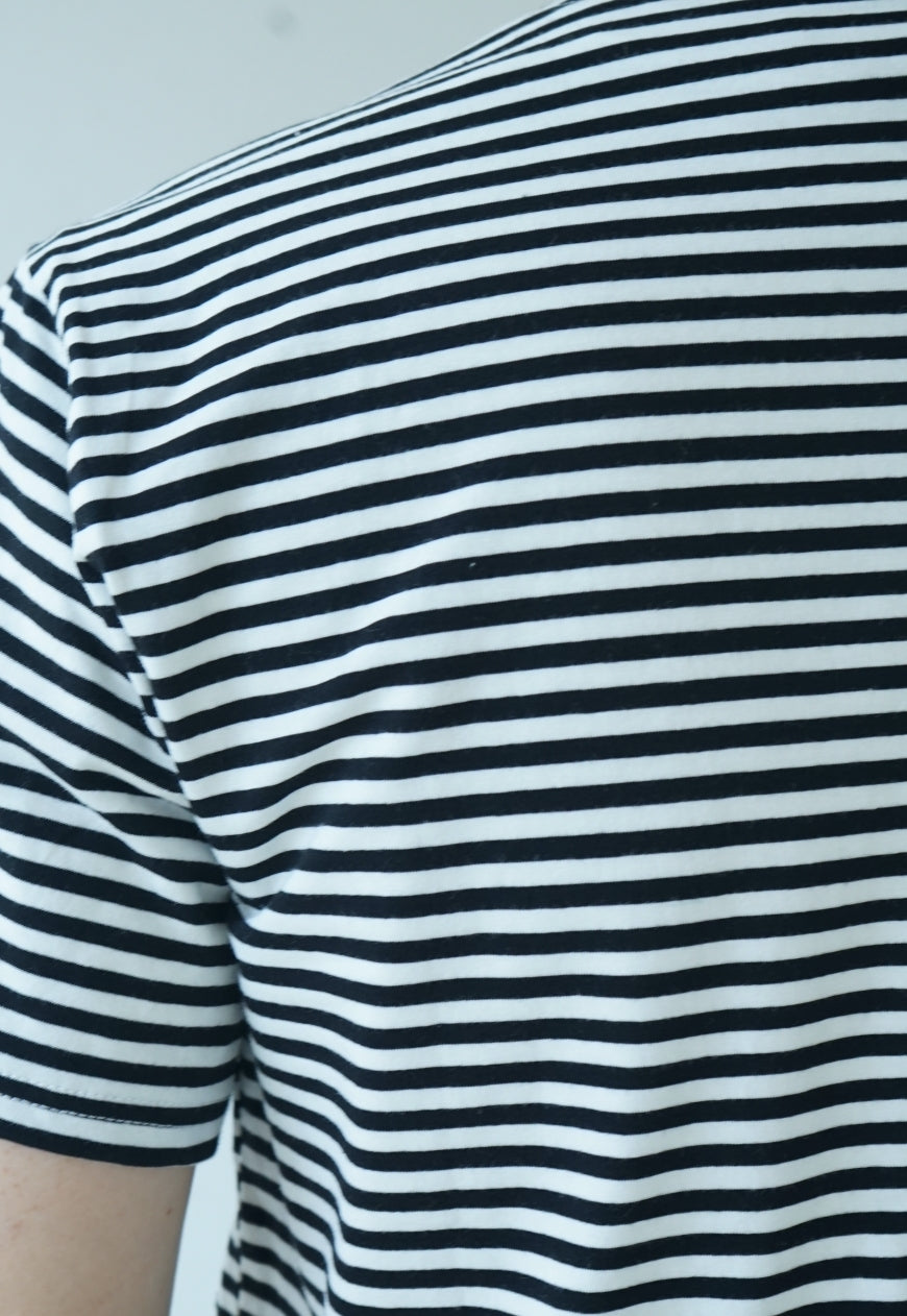 MEN'S Summer striped bottoming shirt