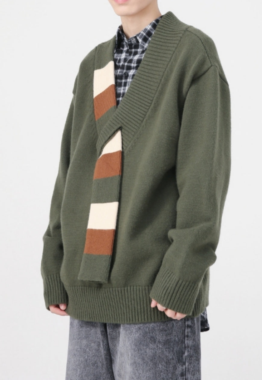 Men's Design loose knitted sweater