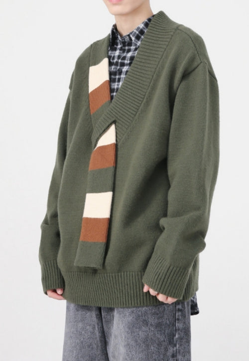 Men's Design loose knitted sweater