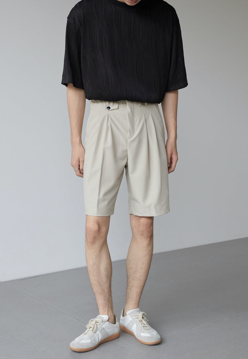 Men's High sense of straight loose shorts