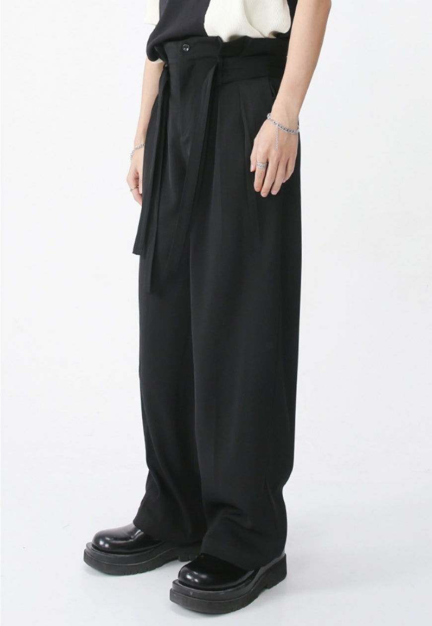 Men's mid high wide pants