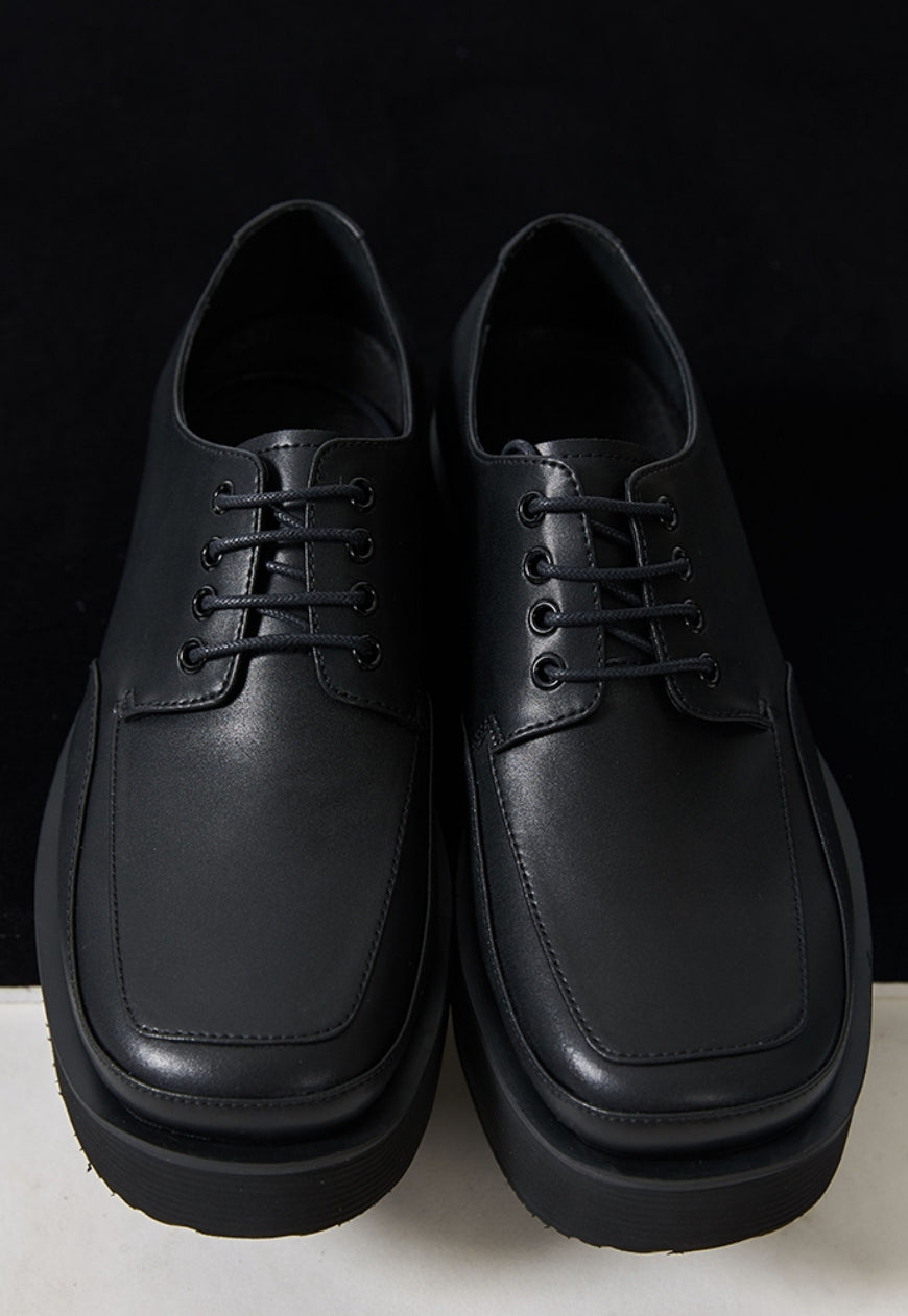Men's Lace-Up white derby shoes