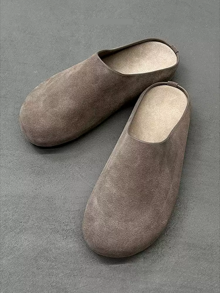 Men's Heritage Buckle Mule Slides