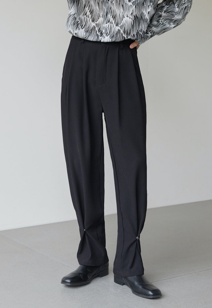 Men's Summer high-waisted trousers