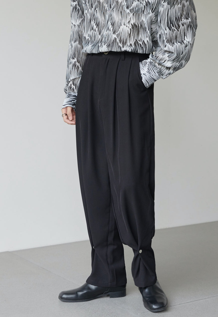 Men's Summer high-waisted trousers