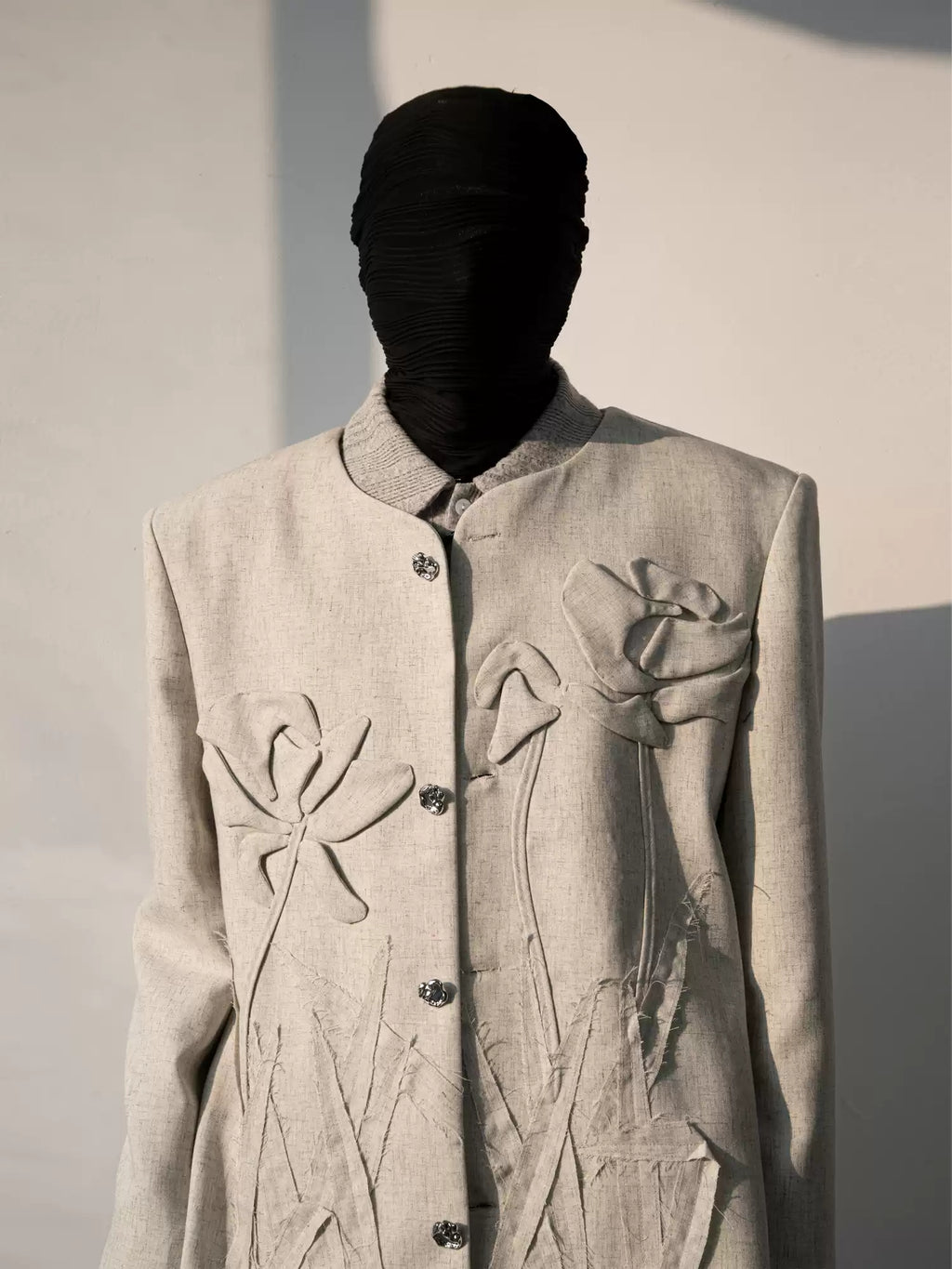 Iris Blossom Linen Suit Set
