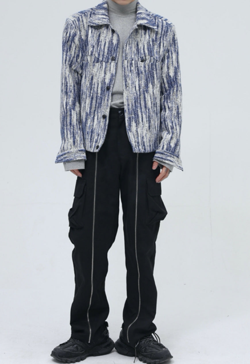 Men's Snowflake retro coat