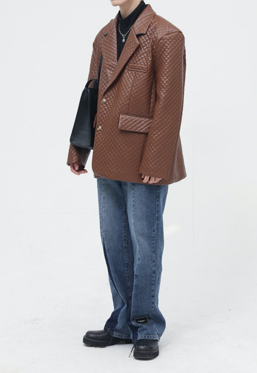 Men's Rhombus design suit