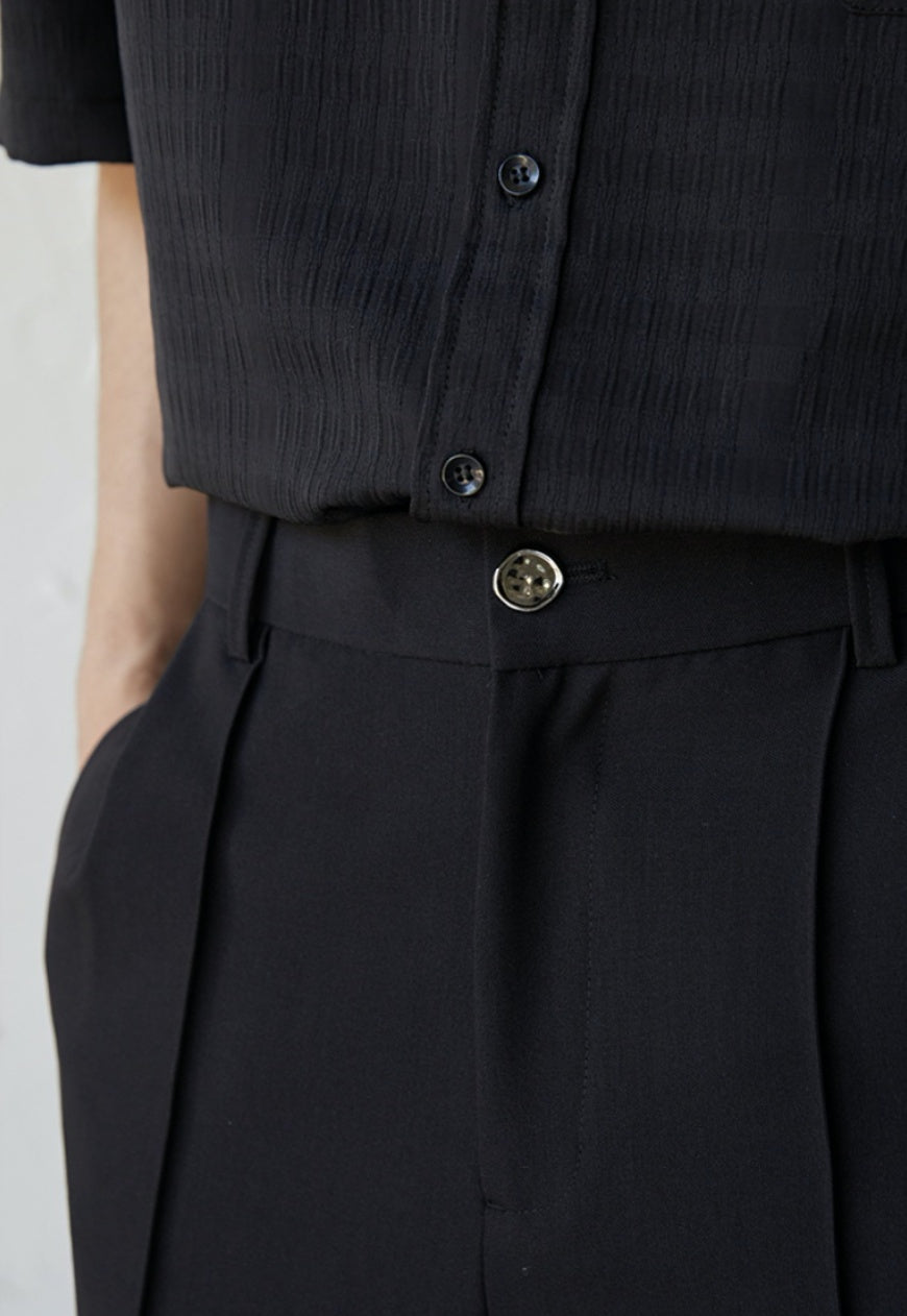 UZIP DESIGN Men's Sleek Fabric Fashion Pants