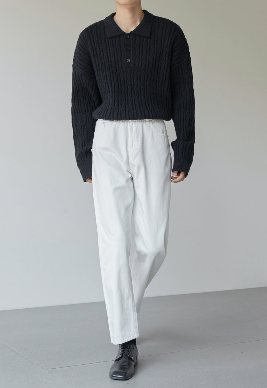 Men's White vintage jeans