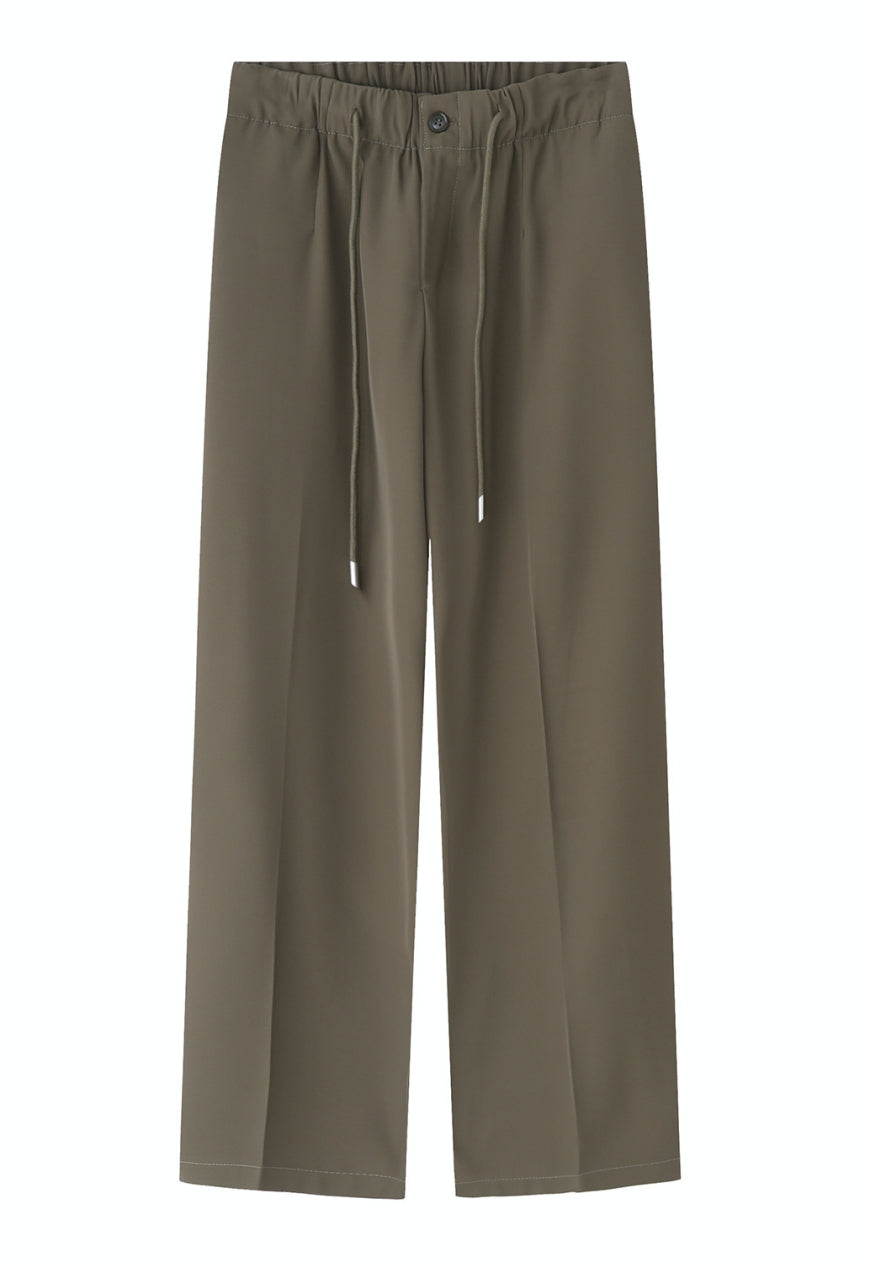 Men's elastic waist loose trousers