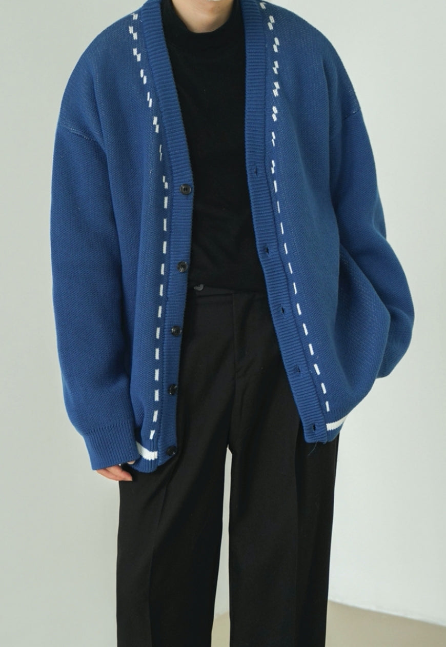 UZIP DESIGN Men's vintage cardigan sweater