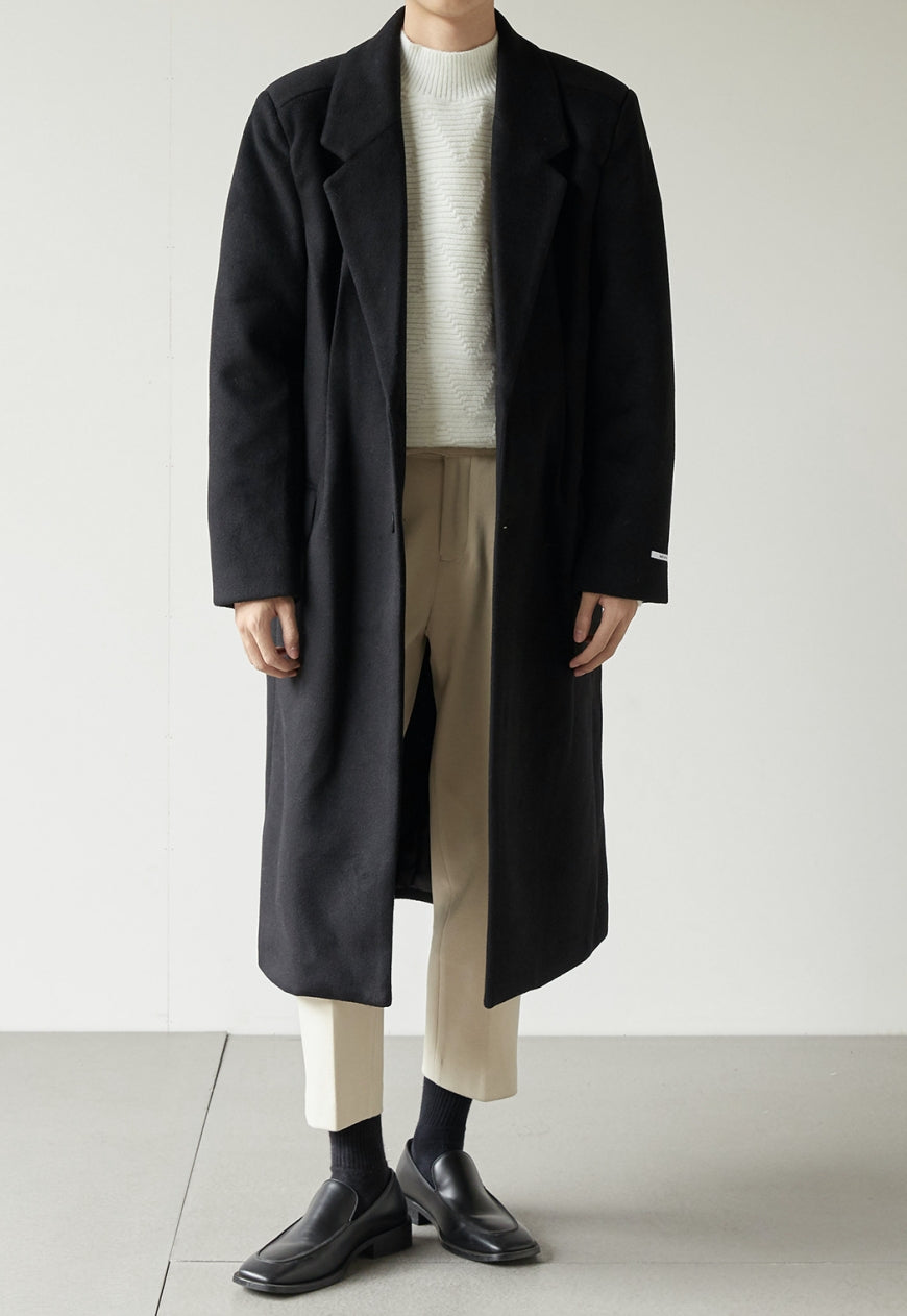 Men's Thick woolen high-class coat