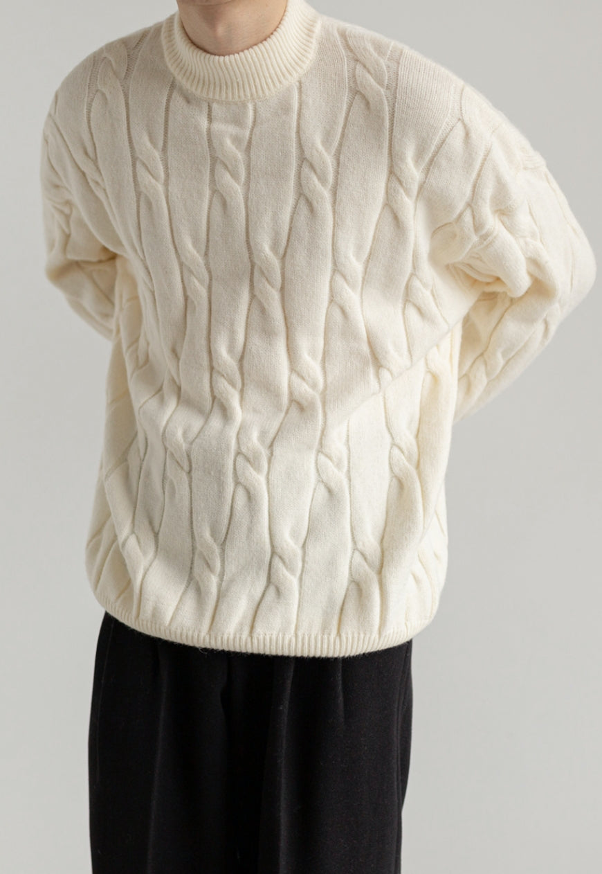 Men's Retro turtleneck sweater