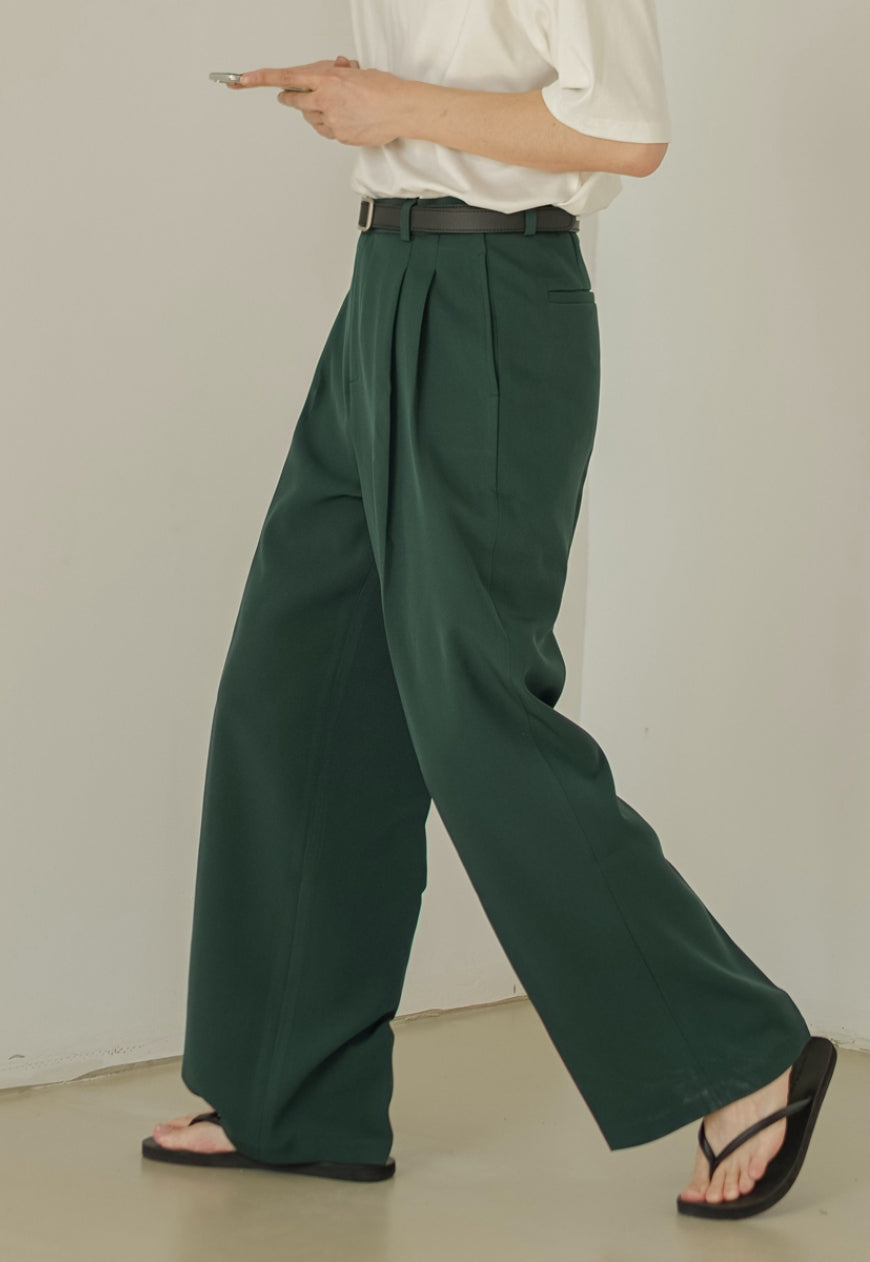 Men's Summer thin solid color suit pants