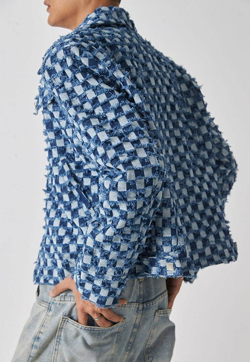 Men's Design plaid jacket