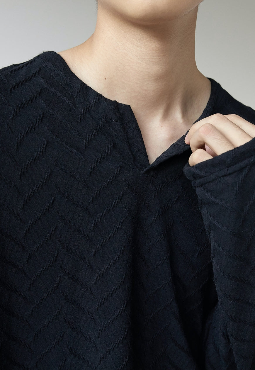 Men's Texture personality Fashion shirt