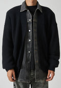 Men's Design Denim Cardigan Jacket