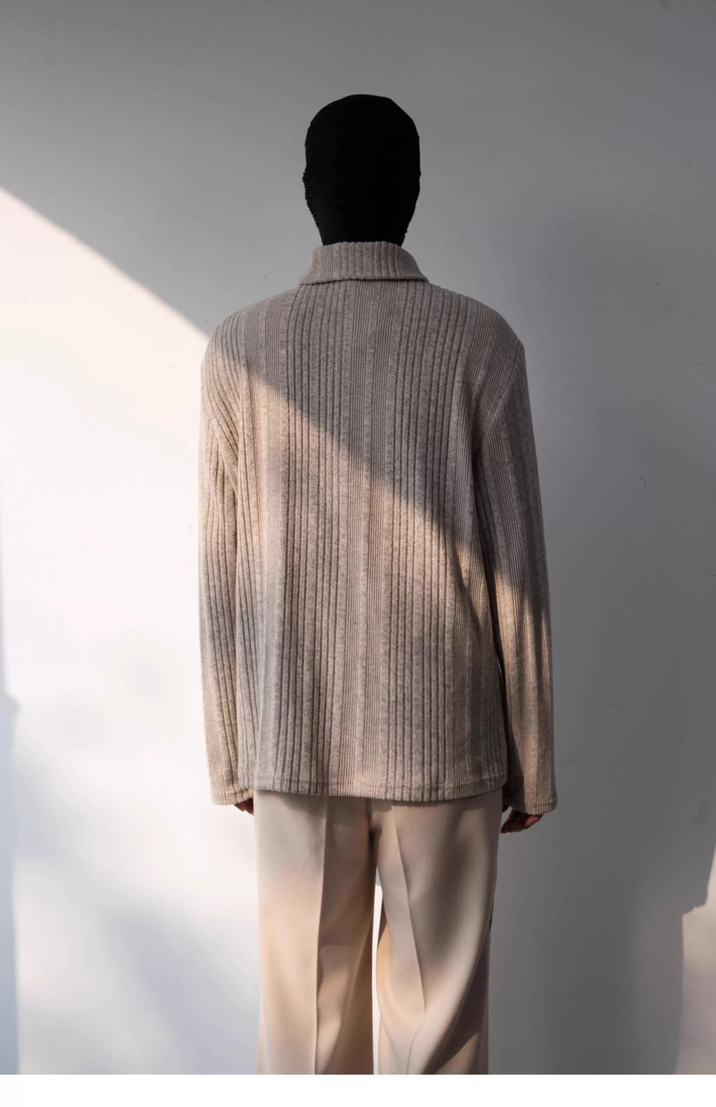 Men's Irregular knit top