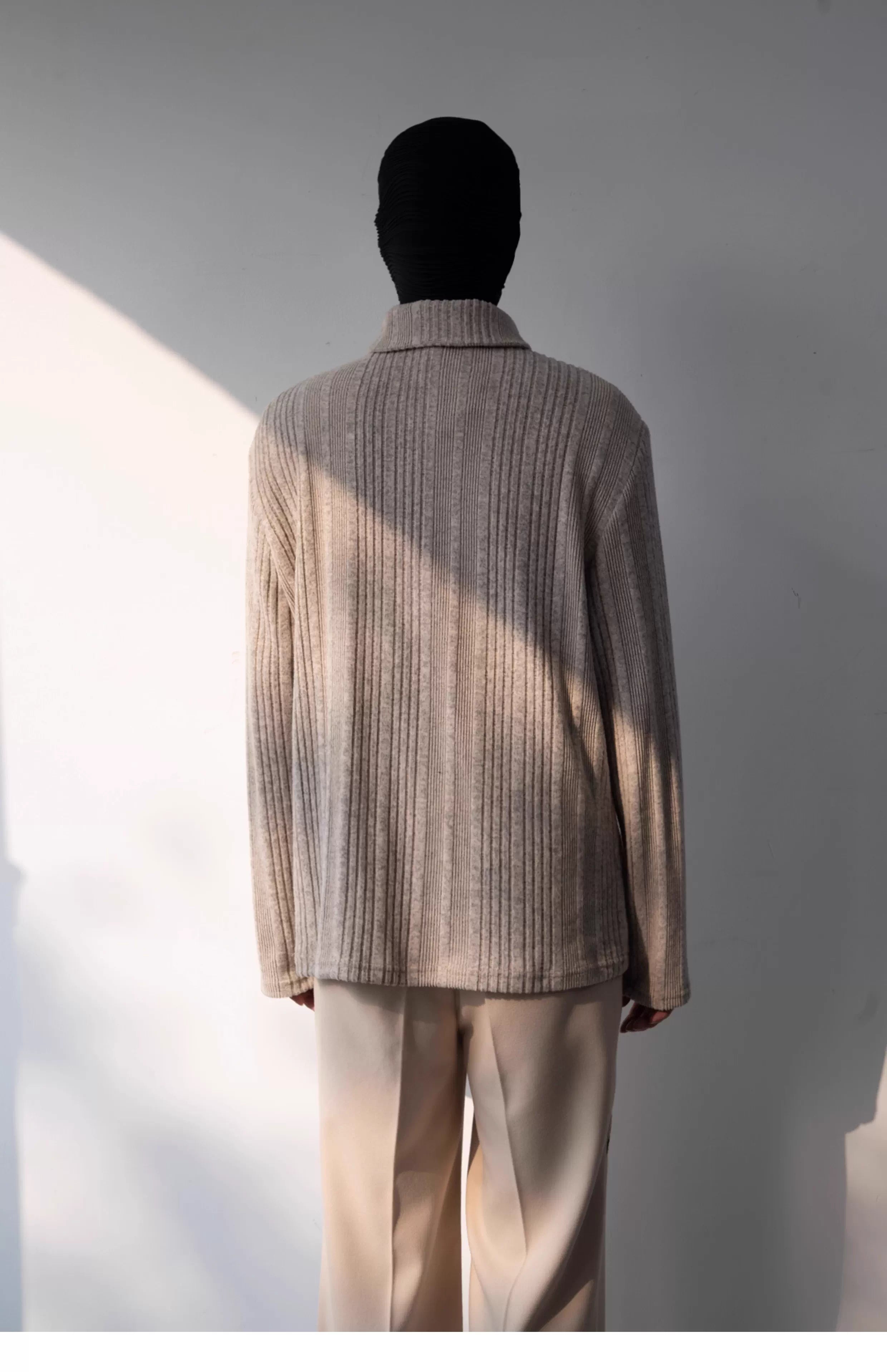 Men's Irregular knit top
