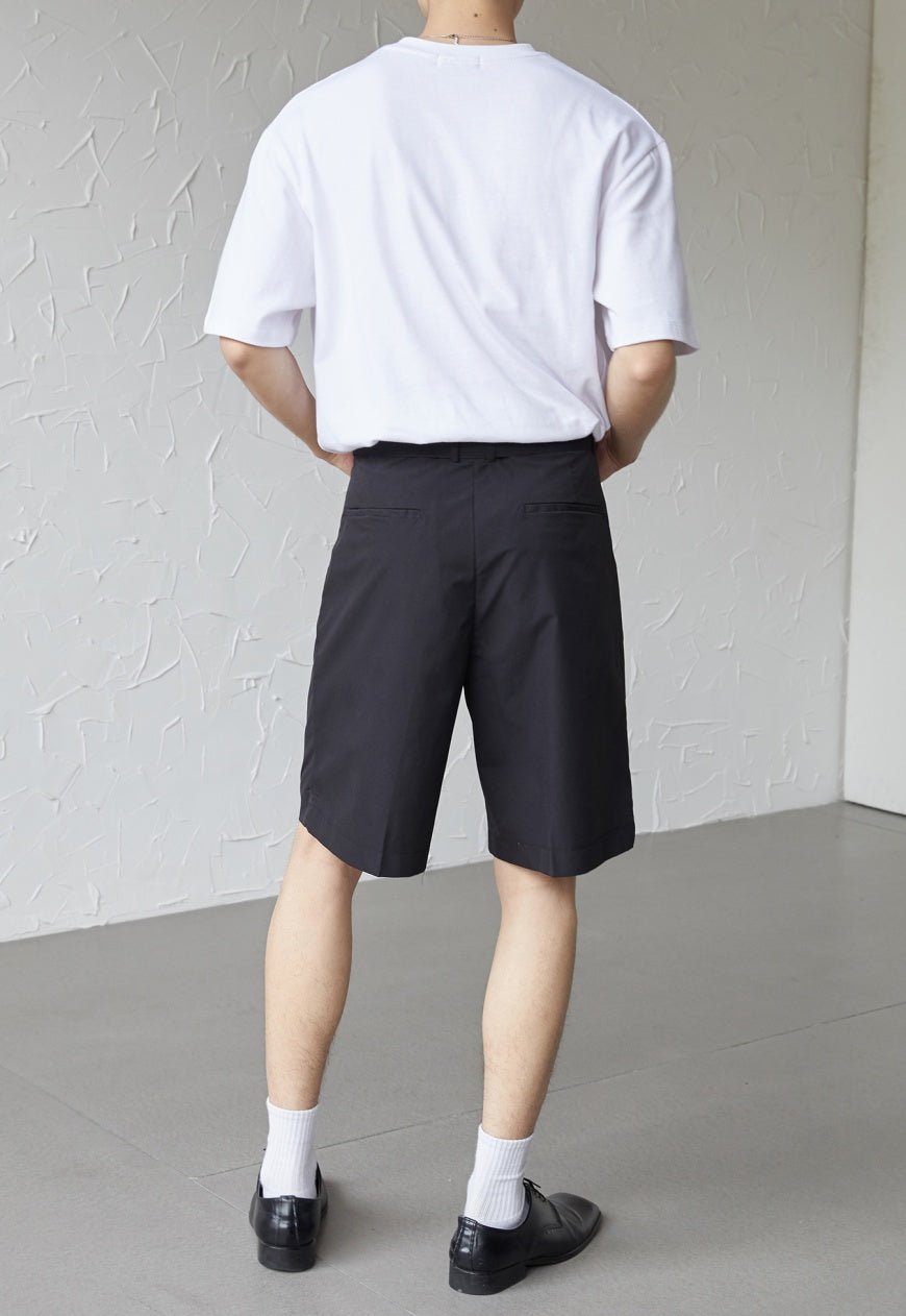 UZIP DESIGE Menâ€™s suit belted shorts