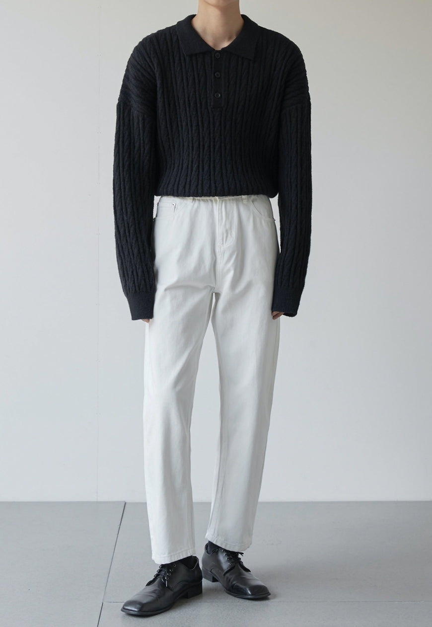 Men's White vintage jeans