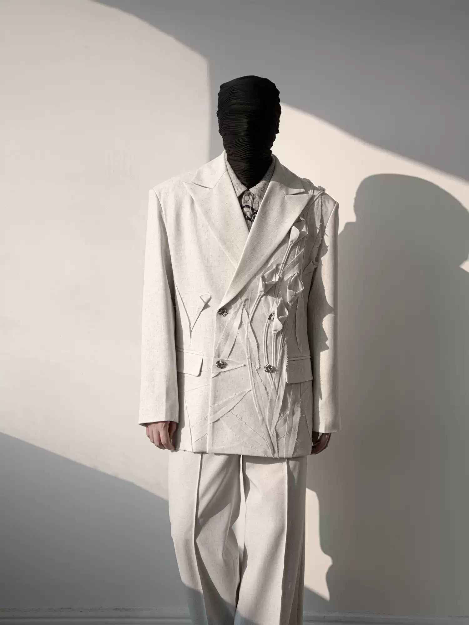 Sculptural Blossom Suit
