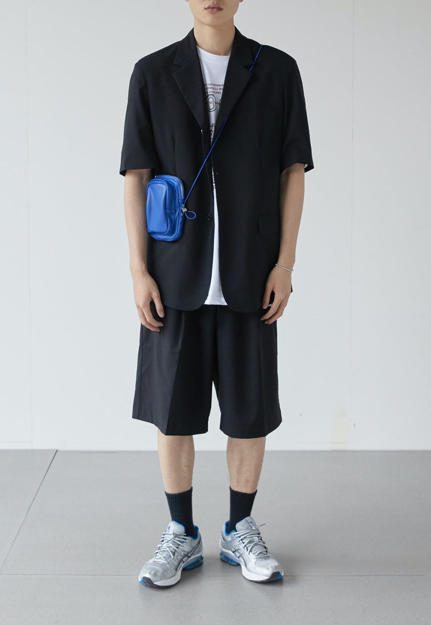 Men's Short sleeve suit jacket
