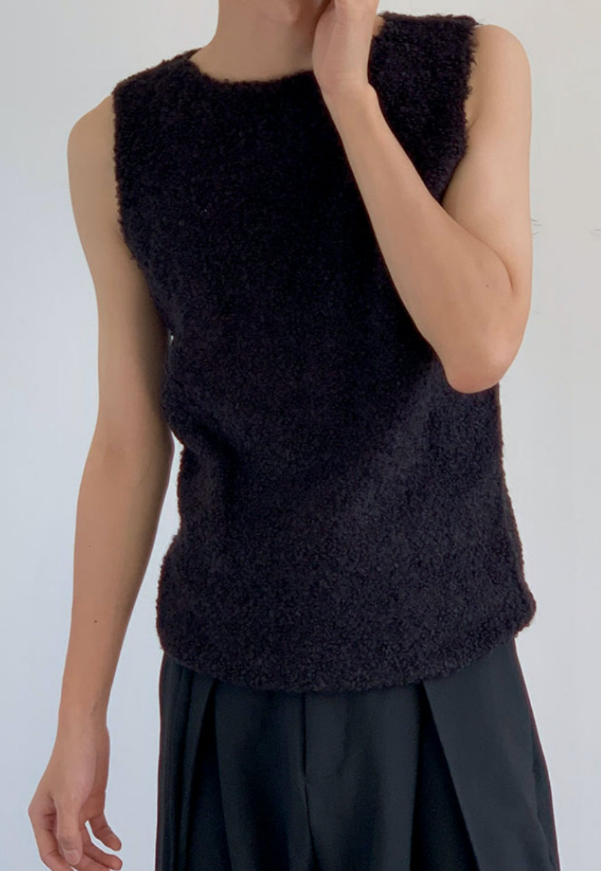 Men's fashion Curly Vest