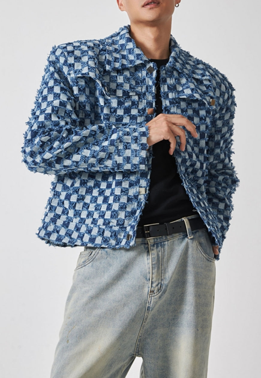 Men's Design plaid jacket