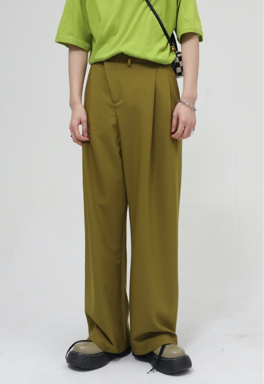 UZIP DESIGN Men's personalized solid color trousers