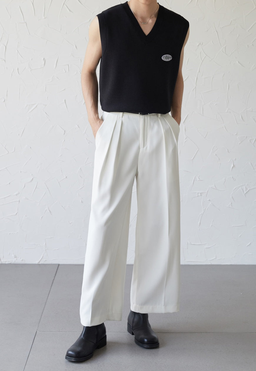 UZIP DESIGE Menâ€™s retro loose trousers