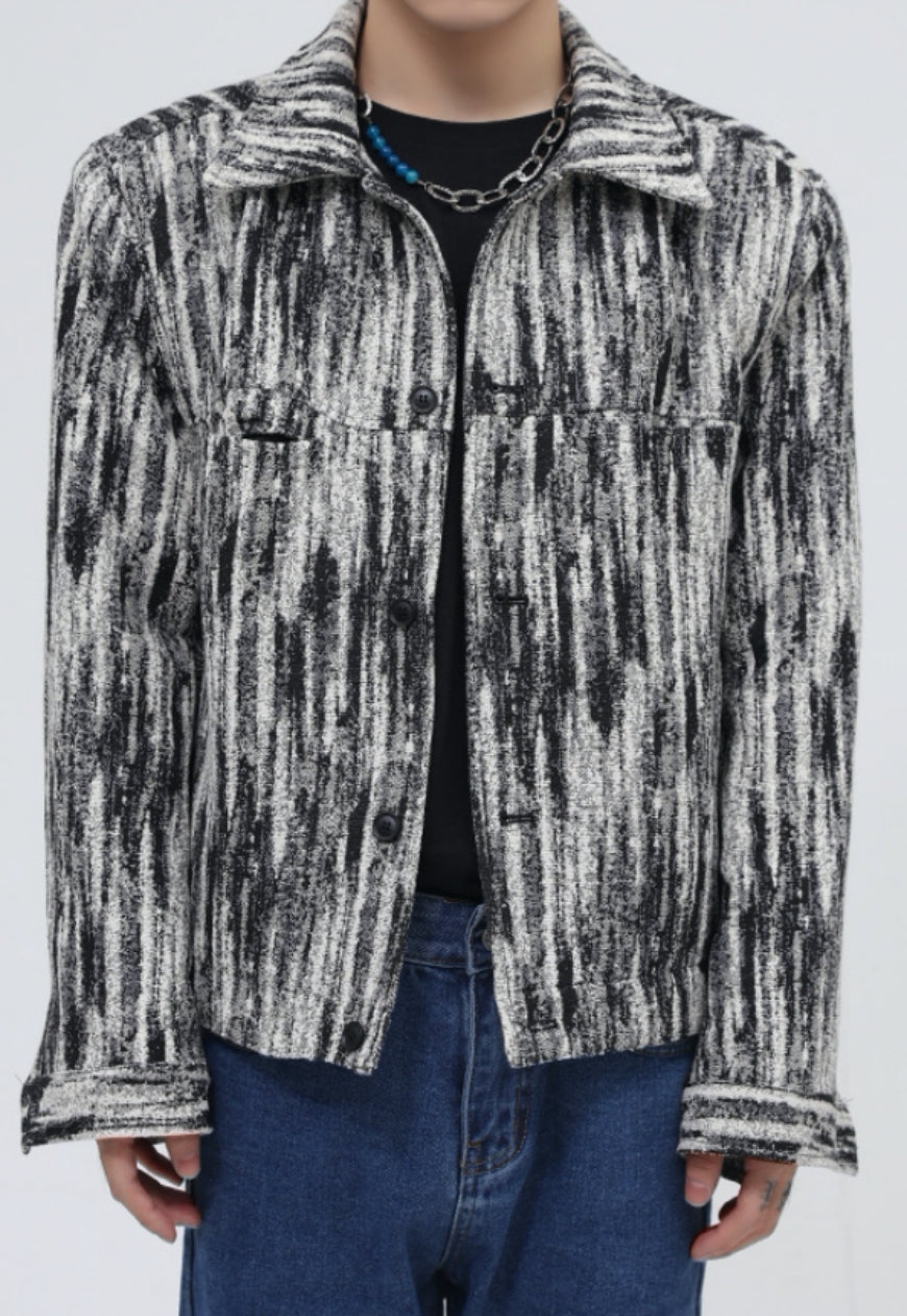 Men's Snowflake retro coat