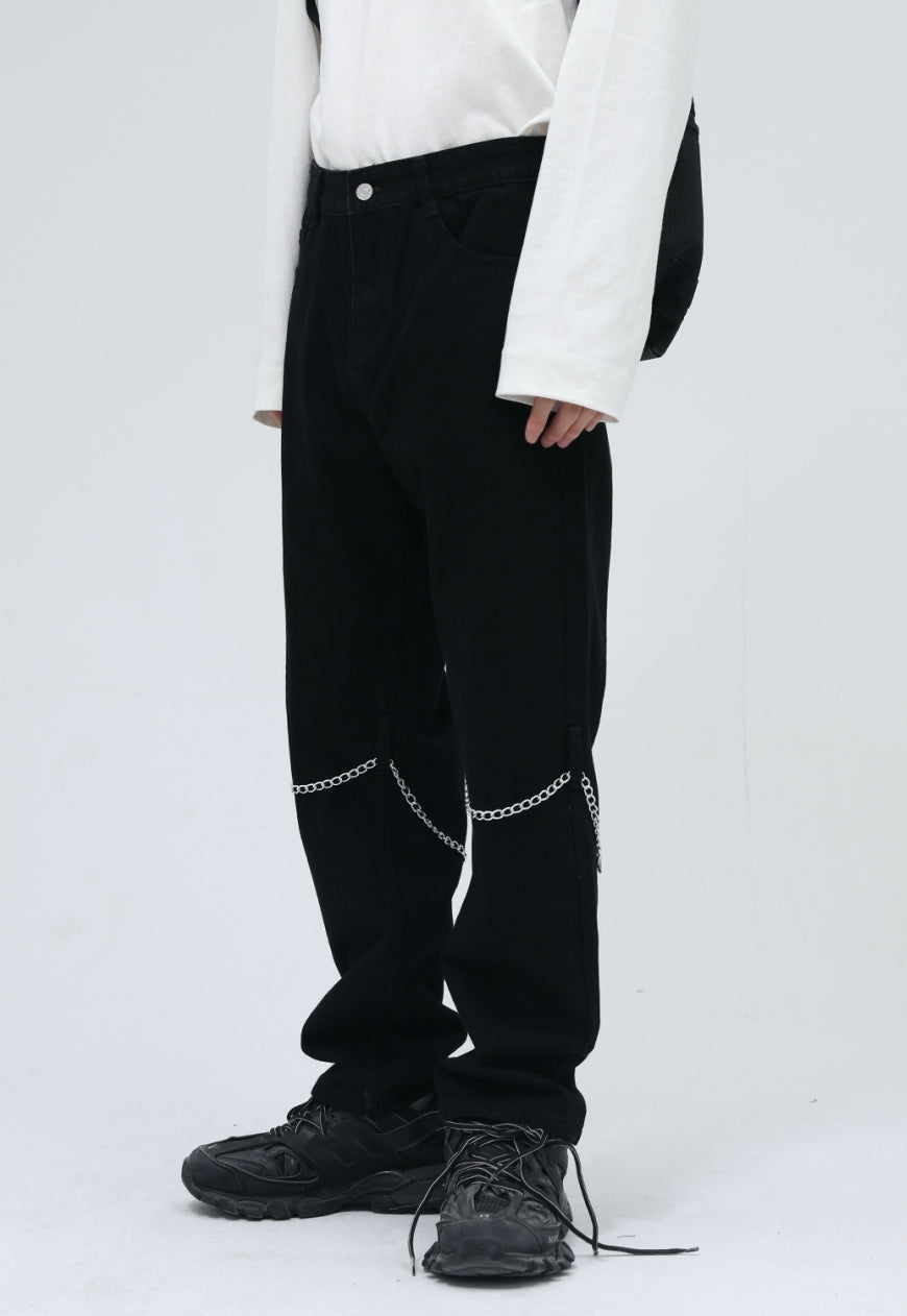 Men's Chain design jeans