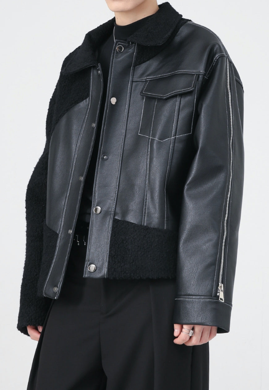 Men's zip padded jacket