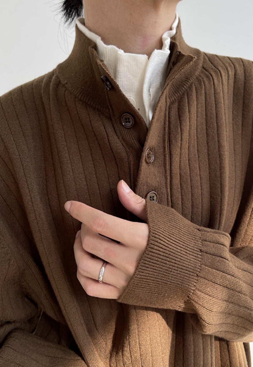 UZIP DESIGN Men's double neck sweater