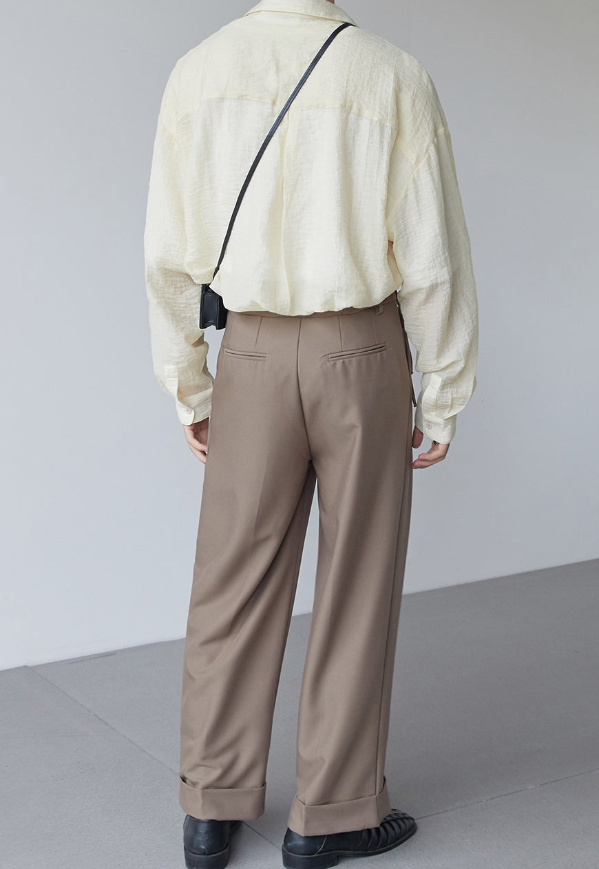 Men's Knotted waist pants
