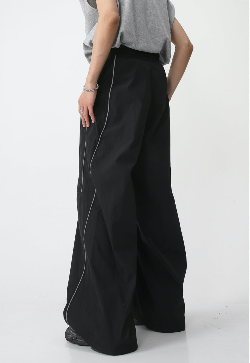 Men's draped track pants