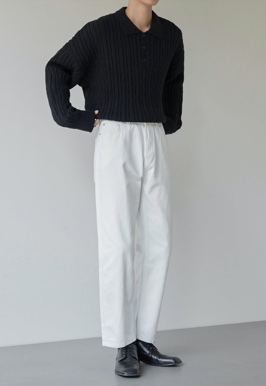 Men's White vintage jeans