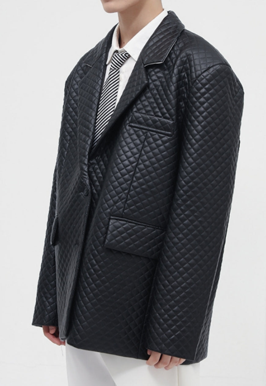 Men's Rhombus design suit