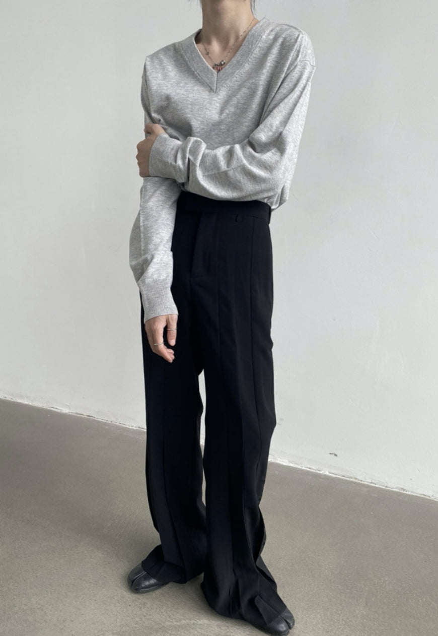 【Sale】Men's multi-layer pleated design trousers