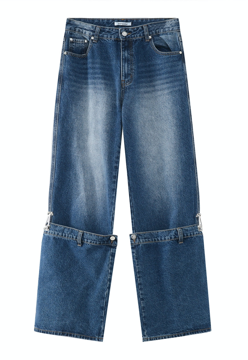 Men's Design panelled jeans