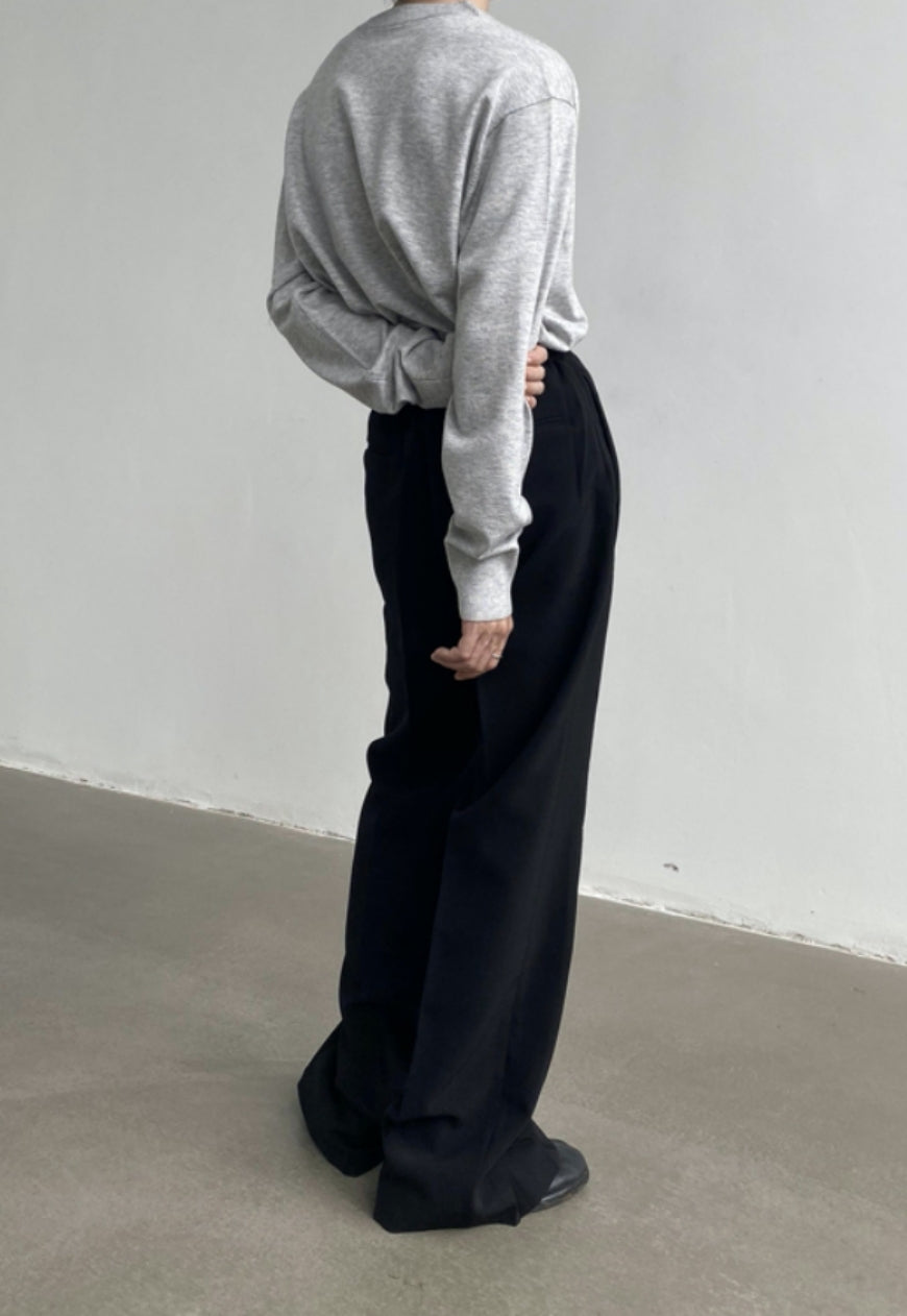 【Sale】Men's multi-layer pleated design trousers