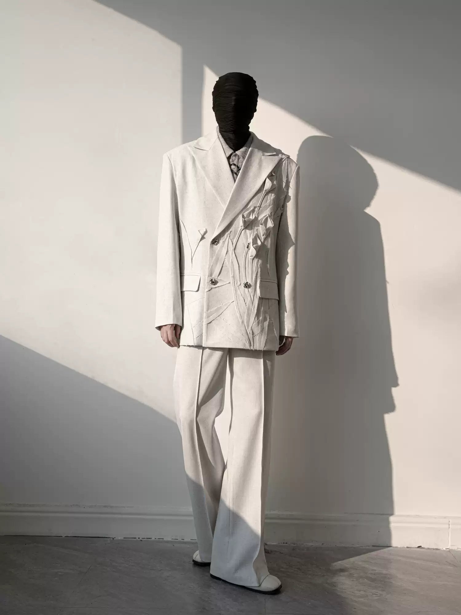 Sculptural Blossom Suit
