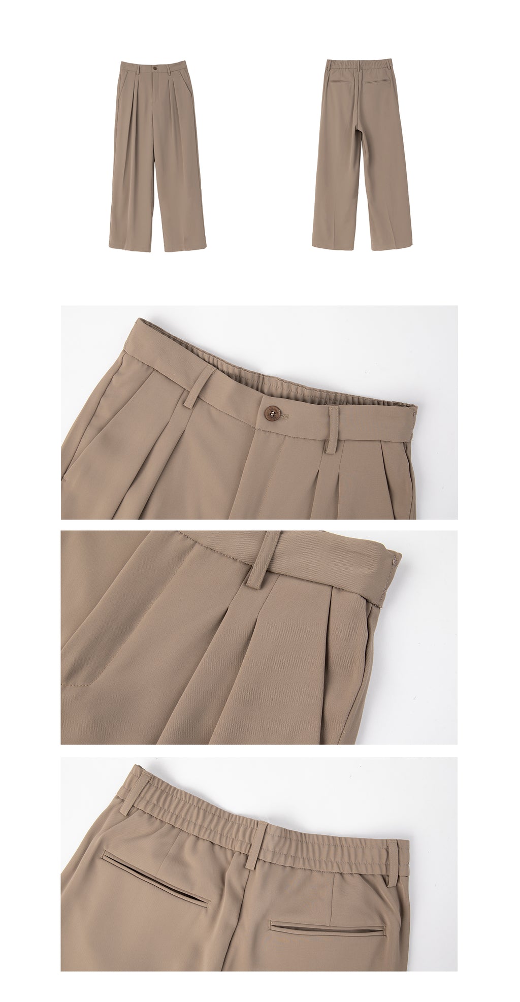 UZIP DESIGE Menâ€™s retro loose trousers