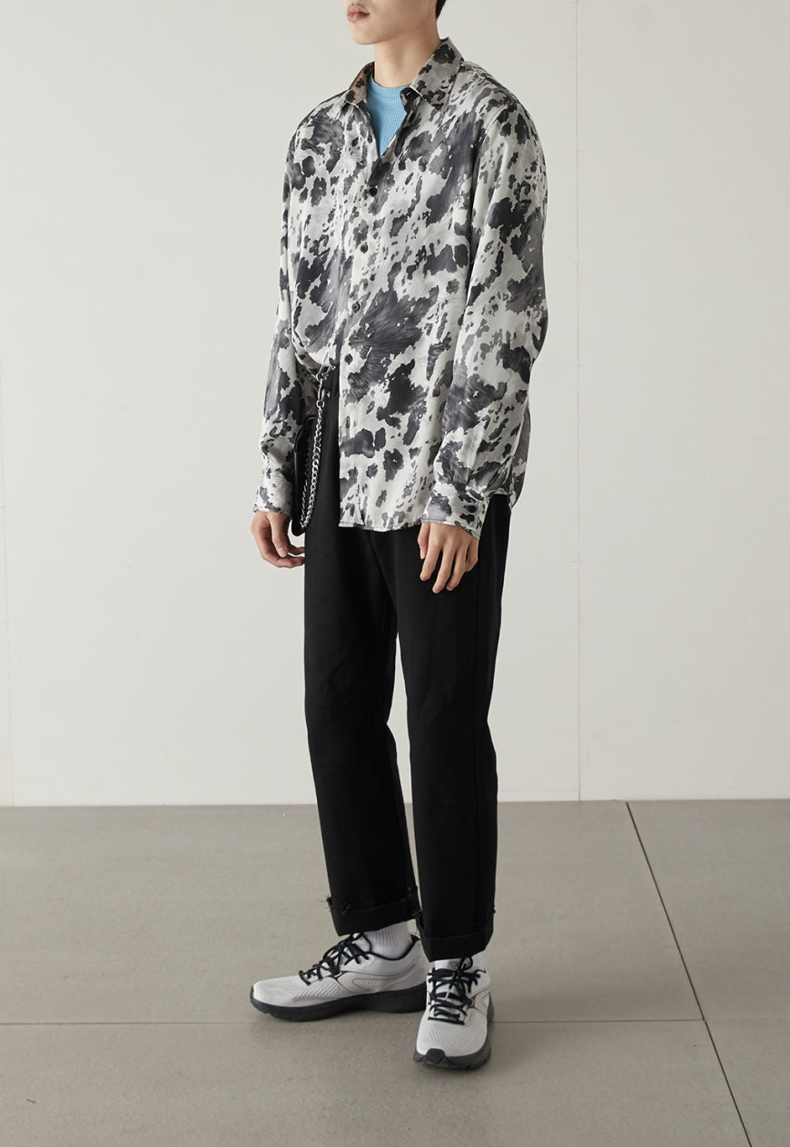 Men's Textured camouflage shirt